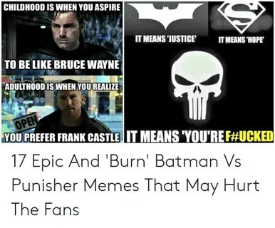 ✅ 25+ Best Memes About Batman vs Punisher Batman vs Punisher