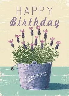 Lavender Happy Birthday