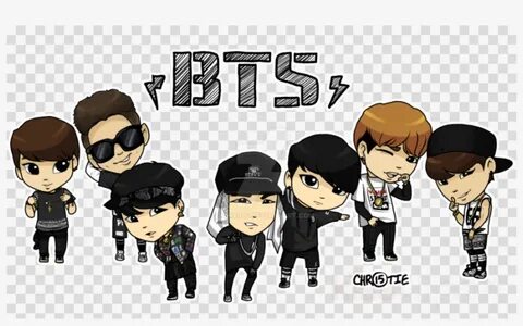 Bts Cartoon Png Clipart Bts Comic Book Mic Drop - Bts Cartoo