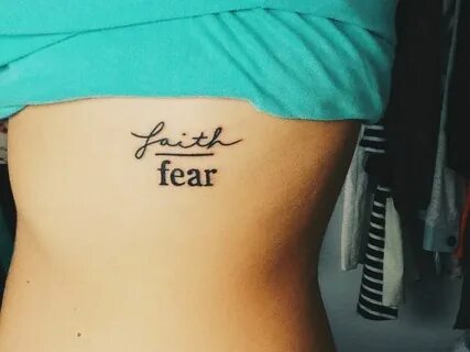 Meaningful Tattoos Ideas - second tattoo done!!! Faith over 