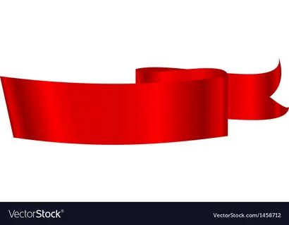 Red ribbon Royalty Free Vector Image - VectorStock