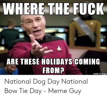 WHERE THE FUCK ARE THESE HOLIDAYS COMING FROM? Made on Imgur