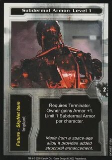 Subdermal Armor: Level 1 - Terminator CCG