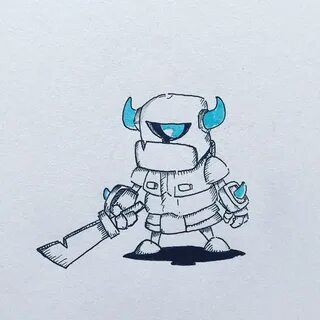How To Draw A Mini Pekka From Clash Royale