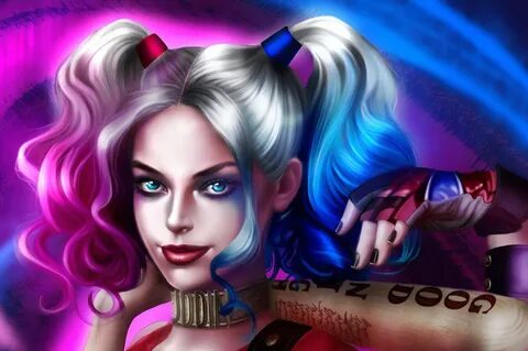 2560x1700 Harley Quinn Newart Chromebook Pixel HD 4k Wallpap