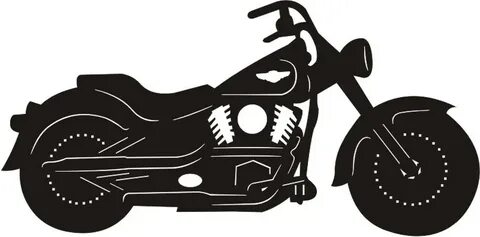 Motorcycle Silhouette SVG File