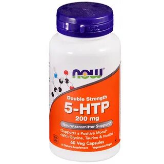 NOW 5-HTP (капсулы, 60 шт, 200 мг) - цена, купить онлайн в М