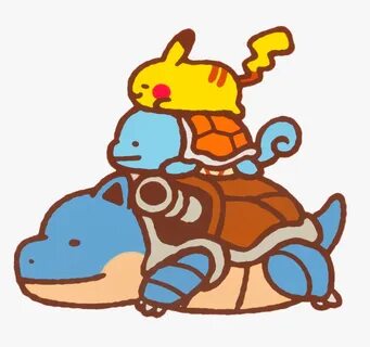 #pokemon #pokèmon #pikachu #squirtle #blastoise #cute - Cart