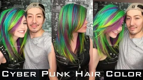 Cyber Punk Hair Color - YouTube