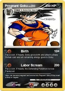 Pokémon Pregnant Goku - Birth - My Pokemon Card