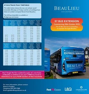 41 Bus Timetable Chelmsford Airport - The Best Bus