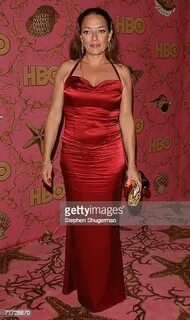 Actress Sharon Angela arrives at the HBO Post Emmy Party hel