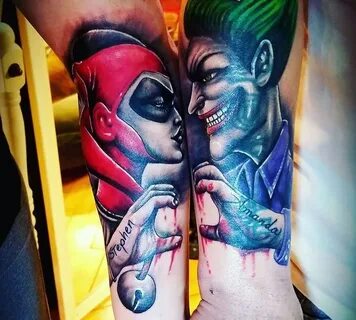 The Joker And Harley Quinn Tattoos - Фото база