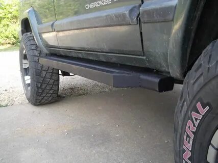 Write-Up: Homemade Rock Rails Rock sliders, Jeep cherokee, J