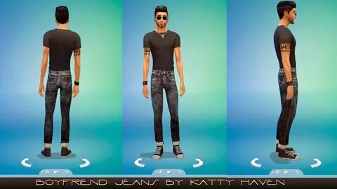 My Sims 4 Blog: Boyfriend jeans for men by kattyhaven