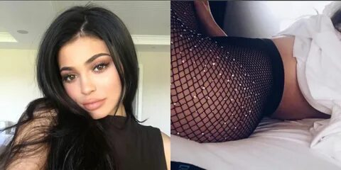 Kylie Jenner's Sexy Fishnet Tights Selfies Are Almost NSFW