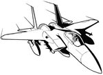 Fighter Jet Coloring Pages