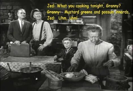 Granny's in the kitchen... The beverly hillbillies, Funny ol