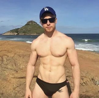 Speedo Musings: Black Speedo On the Rocks