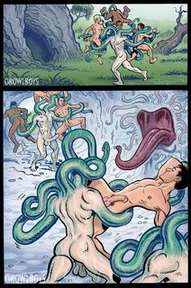 Gay tentacle comic.