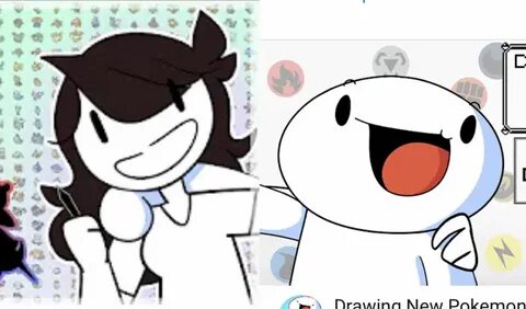 Theodd1sout X Jaiden Animations Fanart - Redhole