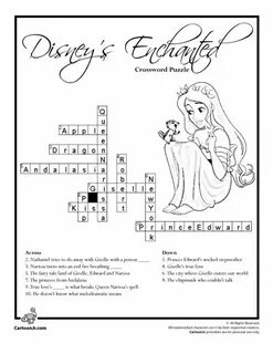 Disney Crossword Puzzles Printable For Adults / Disney Cross