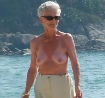 Older Ladies Topless - Photo #27
