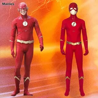 DC The Flash Season 4 Barry Allen Cosplay Costume Mask Shoes