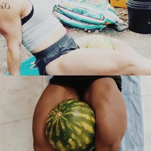 Here’s a quick post about muscle girls crushing watermelons. 