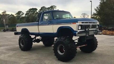 1976 Ford F250 Highboy - YouTube