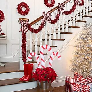 Various Christmas Inflatable Candy Canes Christmas Decoratio