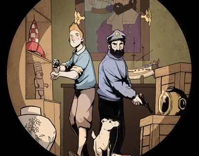 Oriol Roig - Tintin & Haddock