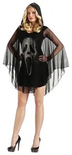 Ladies Scream Poncho Dress All Ladies Costumes Mega Fancy Dr