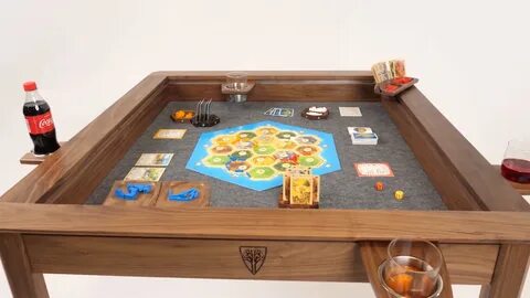 Level Up Your Tabletop Game with This Fancy Gaming Table - N