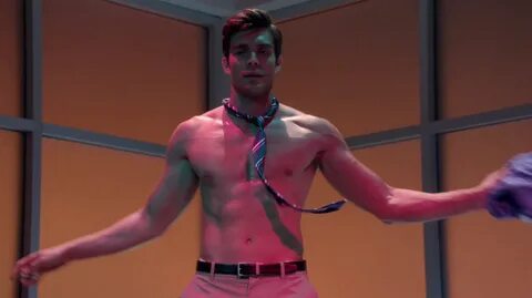 Peter Porte as Assistant Principal Mr. Rodriguez shirtless i