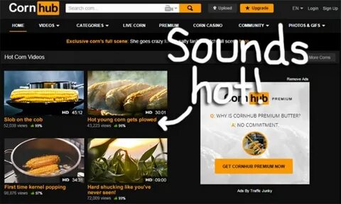 Pornhub Becomes 'Cornhub' For A Day - See The Sex Site's HIG