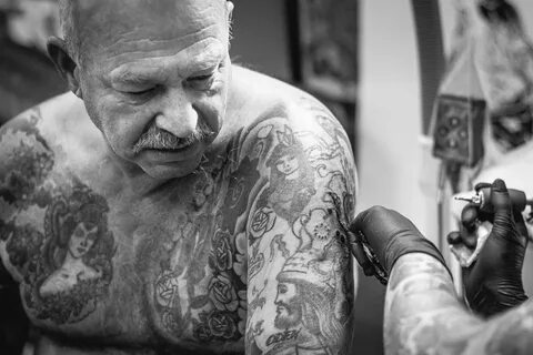 matt tattooing his old man