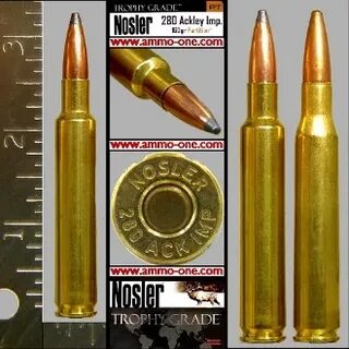280 Ackley Improved Remington ammo ammunition for sale Nosle