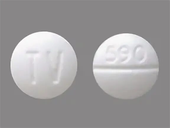 TV 590 Pill (White/Round/7mm) - Pill Identifier - Drugs.com