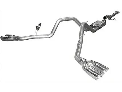 Solo Performance F-150 Mach X Dual Exhaust System - Side Exi