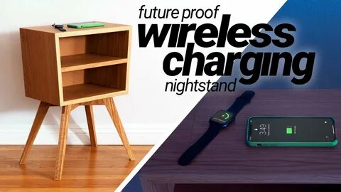 Hidden Wireless Charging Nightstand DIY Woodworking - YouTub