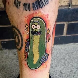 50 Pickle Rick Tattoo Ideas For Men - Rick And Morty Designs