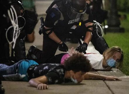 Police arrested 66 protesters in St. Paul, Minnesota, on Mon