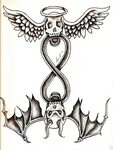 250+ Best Angel Devil Tattoo Designs (2022) Demon vs God Ide