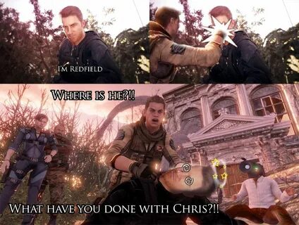 When Chris doesn't look the same Resident evil funny, Reside