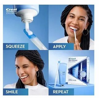 Crest Whitening Emulsions Leave-on Teeth Whitening with Wand