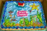 Ariel Mermaid Sheet Cake Ideas