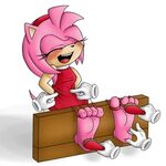 Amy Rose Feet Tickle Fruitgems / tickleing amy rose by sp33d