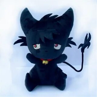SERVAMP Shirota Mahiru Kuro Plush Doll Toy Black Cat SleepyA