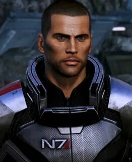 Commander Shepard - Mass Effect. He's not real either. Still